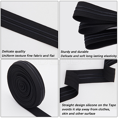 Flat Polyester Non-Slipped Elastic Cord OCOR-GF0003-16A-01-1