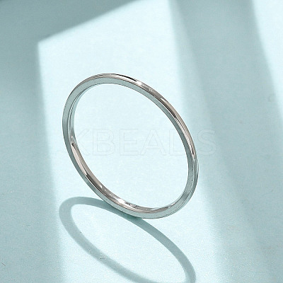 304 Stainless Steel Plain Band Rings STAS-I160-F03-P-1