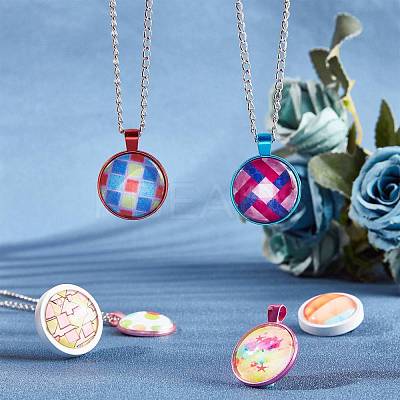 Glass Cabochons GGLA-R040-25mm-04-1