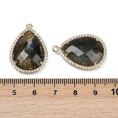 Natural Mixed Stone Faceted Pendants G-I382-05G-1