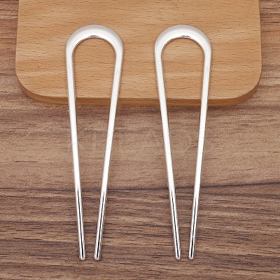 Alloy U-shaped Hair Forks PW-WGBD216-01-1