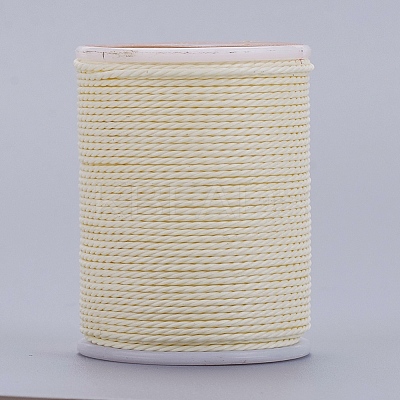 Round Waxed Polyester Cord YC-G006-01-1.0mm-16-1