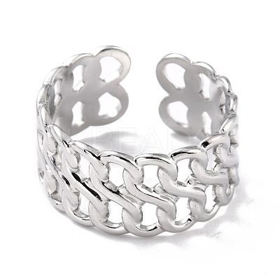 Tarnish Resistant 304 Stainless Steel Finger Rings RJEW-L102-38P-1