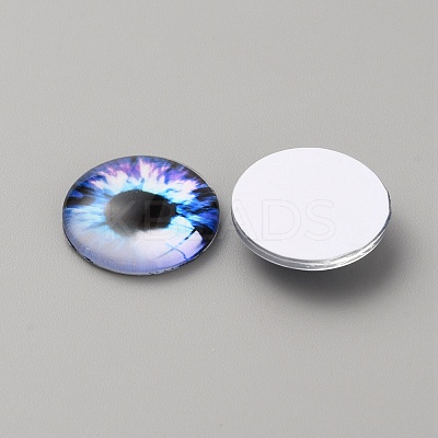 Glass Cabochons LS-GLAA-WH0033-75F-02-1