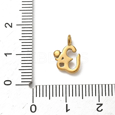 304 Stainless Steel Pendants LS-STAS-H243-07C-G-1