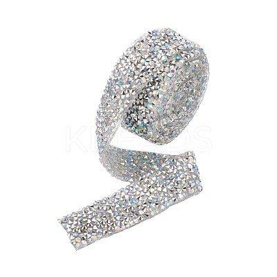 Glitter Resin Hotfix Rhinestone(Hot Melt Adhesive On The Back) OCOR-TAC0004-C-01-1