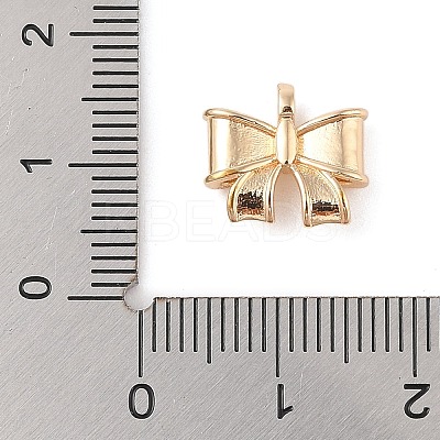 Bowknot Brass Charms LS-KK-N256-05G-1
