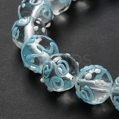 Handmade Bumpy Lampwork Beads LAMP-E023-12-1
