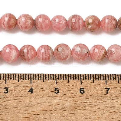 Natural Argentina Rhodochrosite Beads Strands G-L554-03A-02-1