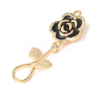 Brass Enamel Pendants KK-A253-01G-01-1