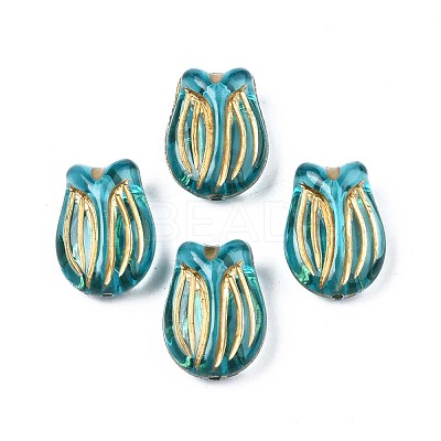 Plating Acrylic Beads X-PACR-N008-018-1