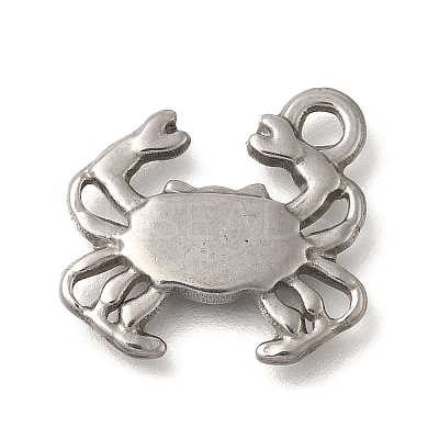 Anti-Tarnish 304 Stainless Steel Pendants STAS-M075-08P-1