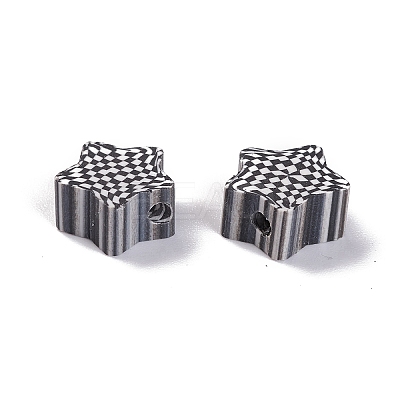 Handmade Polymer Clay Beads CLAY-E002-07-1