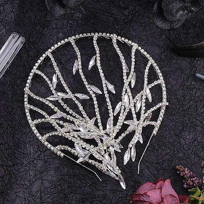 Rhinestone Hair Bands for Women Girls AJEW-WH20033-105-1