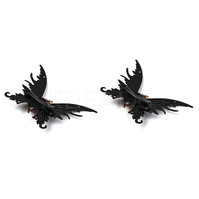Butterfly with Eye Plastic Alligator Hair Clips LS-PHAR-M015-04-1