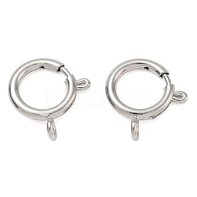 Brass Spring Ring Clasps KK-CBA1AE8-05E-P-1