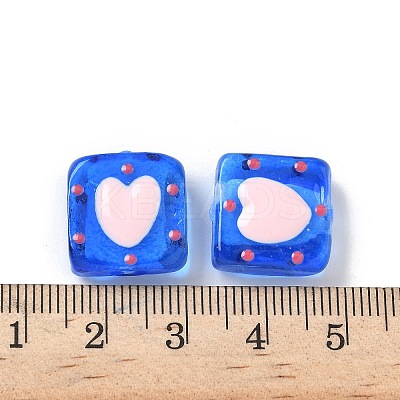 Handmade Lampwork Enamel Beads LAMP-G147-02G-1