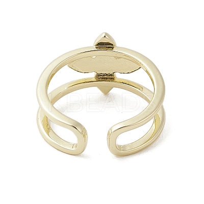 Brass Adjustable Rings RJEW-K257-65G-1