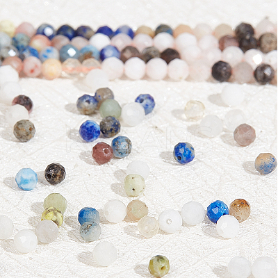2 Strands Natural Mixed Gemstone Beads Strands G-BBC0001-31-1