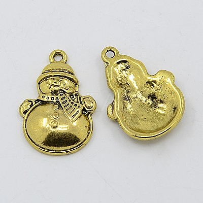 Tibetan Style Alloy Pendants TIBEP-EA314Y-AG-LF-1