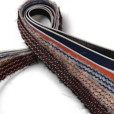 18 Yards 6 Styles Polyester Ribbon SRIB-Q022-E02-1