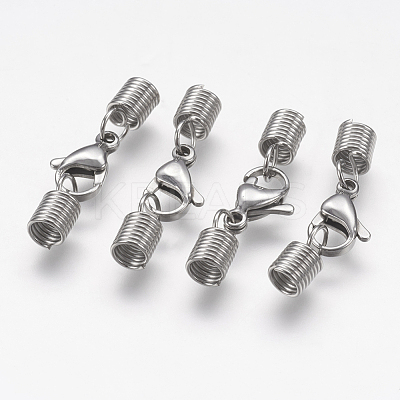 Tarnish Resistant 304 Stainless Steel Cord Ends STAS-K166-17P-D-1