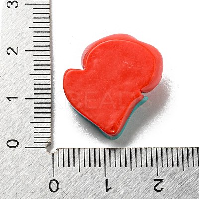 Autumn Opaque Resin Plant Decoden Cabochons LS-CRES-I029-05C-1