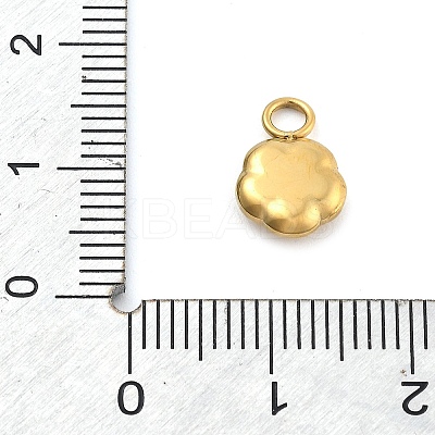 Ion Plating(IP) 304 Stainless Steel Charms STAS-P379-03F-G-1