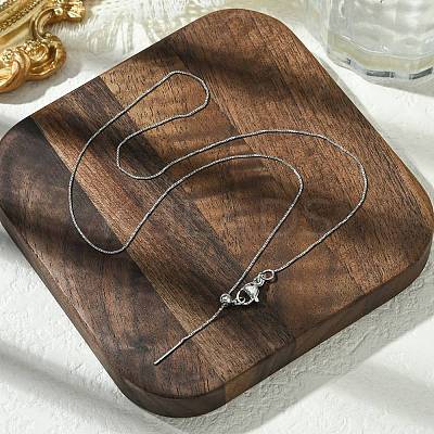 0.5mm Rack Plating Brass Box Chain Adjustable Slider Necklaces for Women Men MAK-L044-52P-1