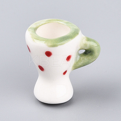 Handmade Porcelain Mug Cup Decoration PORC-T133-22E-1