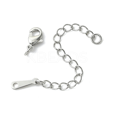 SHEGRACE Brass Curb Chain Extender XGR0150P-165P-1