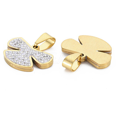 201 Stainless Steel Pendants STAS-N095-42G-1