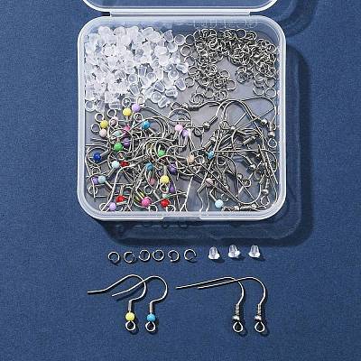 60Pcs 2 Style 316 Surgical & 304 Stainless Steel Earring Hooks DIY-FS0005-46-1