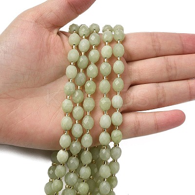 Natural Lemon Jade Beads Strands G-F809-A14-01-1