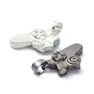 Alloy Magnetic Friendship Controller Necklace Set PALLOY-D204-01BS-1