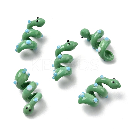 Handmade Lampwork Enamel Beads LAMP-K039-35C-1