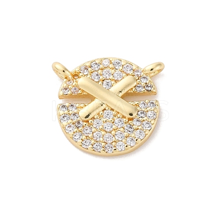 Brass Micro Pave Cubic Zirconia Pendants LS-KK-K406-02G-1
