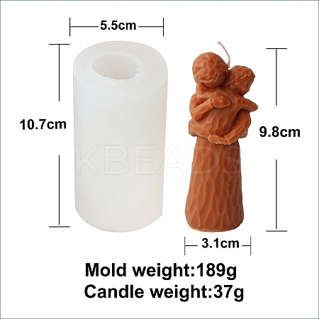Mother's Day DIY Silicone Candle Molds PW-WG14553-03-1