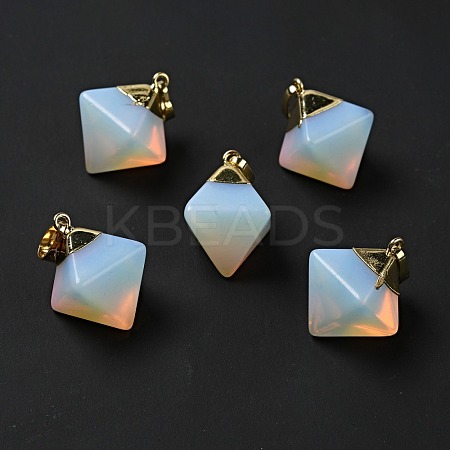 Opalite Pendants G-P474-03G-01-1