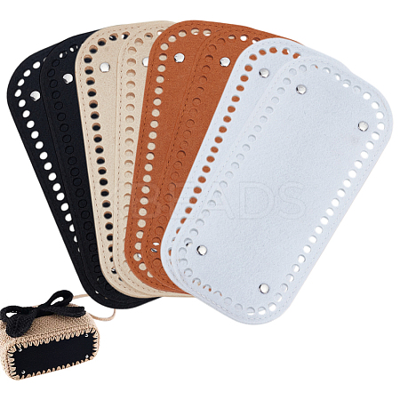 8Pcs 4 Colors Rectangle Felt Bag Bottom FIND-PH0024-17A-1