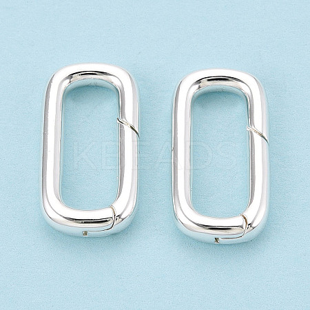 Brass Spring Gate Rings KK-WH20009-01S-A-1