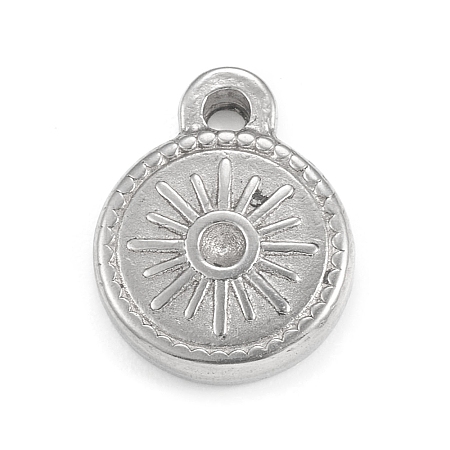 Tarnish Resistant 304 Stainless Steel Pendant Rhinestone Settings STAS-F287-54P-1