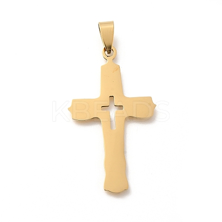 201 Stainless Steel Pendants STAS-R132-01G-03-1
