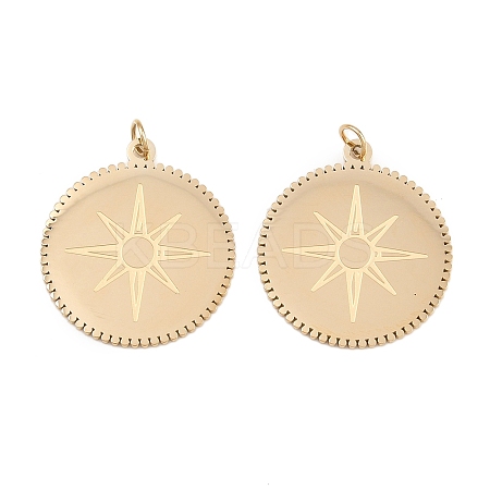304 Stainless Steel Pendants STAS-D212-03B-G-1