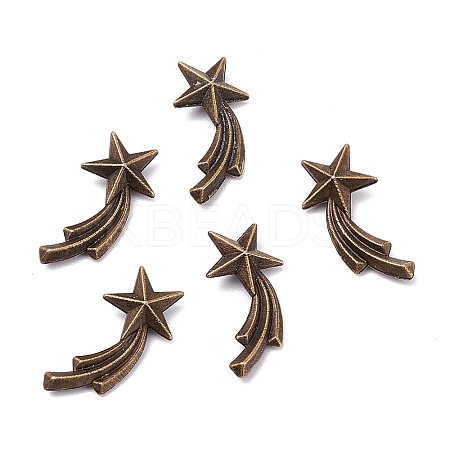 Zinc Alloy Cabochons PALLOY-WH0036-23AB-1