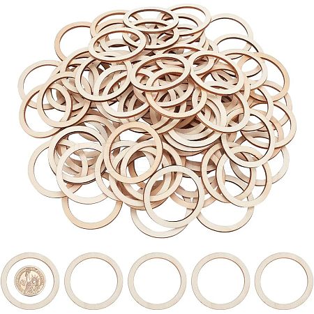 Unfinished Wood Linking Rings WOOD-NB0001-55-1