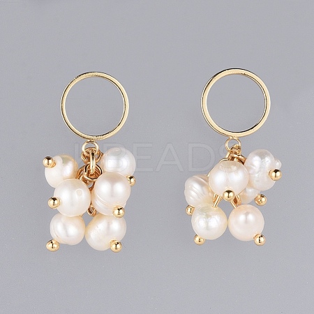 Dangle Stud Earrings EJEW-JE03655-1