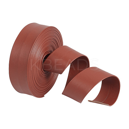 5M Flat PU Imitation Leather Cord LC-WH0009-08A-1