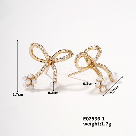 Shiny Women's Earrings with Hollow Design QN5247-3-1