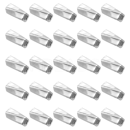 40pcs 925 Sterling Silver Tube Beads STER-PH0002-63-1
